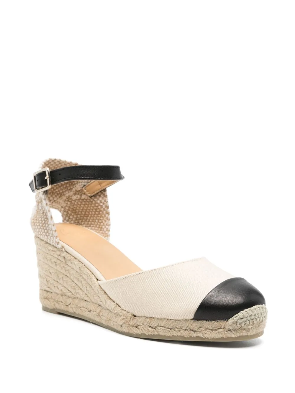 Castaner White Flat Espadrilles