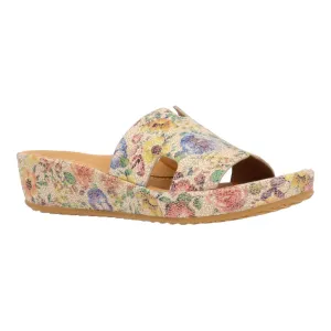 Catiana Slip on Sandal - Beige/Pastel