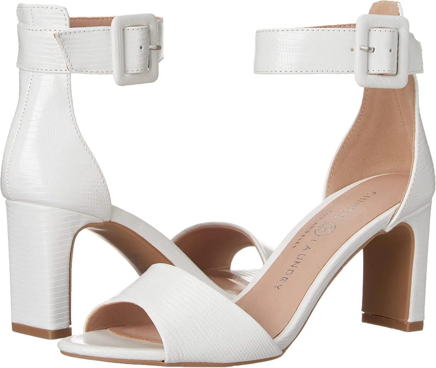 Chinese Laundry Women's Raisie Vinyl Heeled Sandal