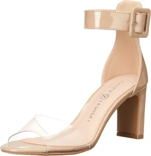 Chinese Laundry Women's Raisie Vinyl Heeled Sandal