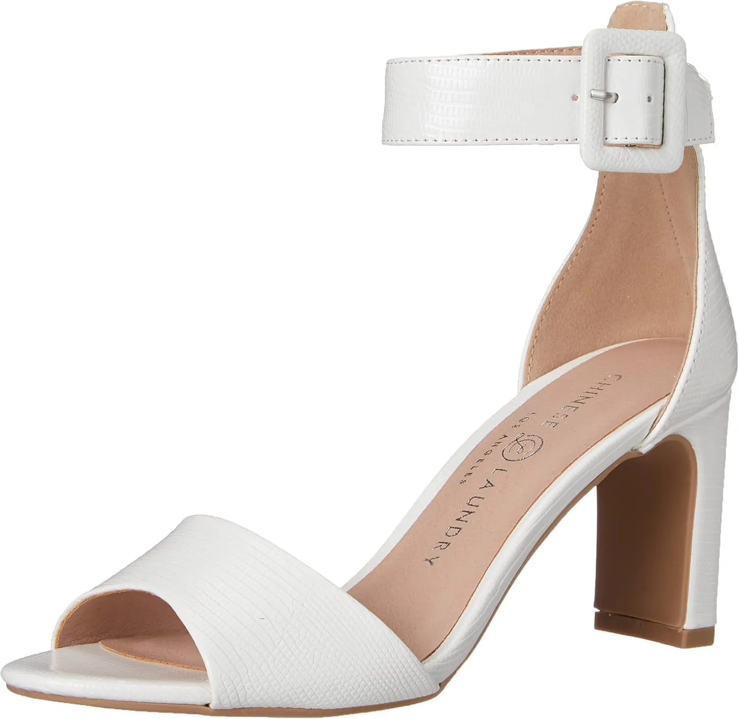 Chinese Laundry Women's Raisie Vinyl Heeled Sandal