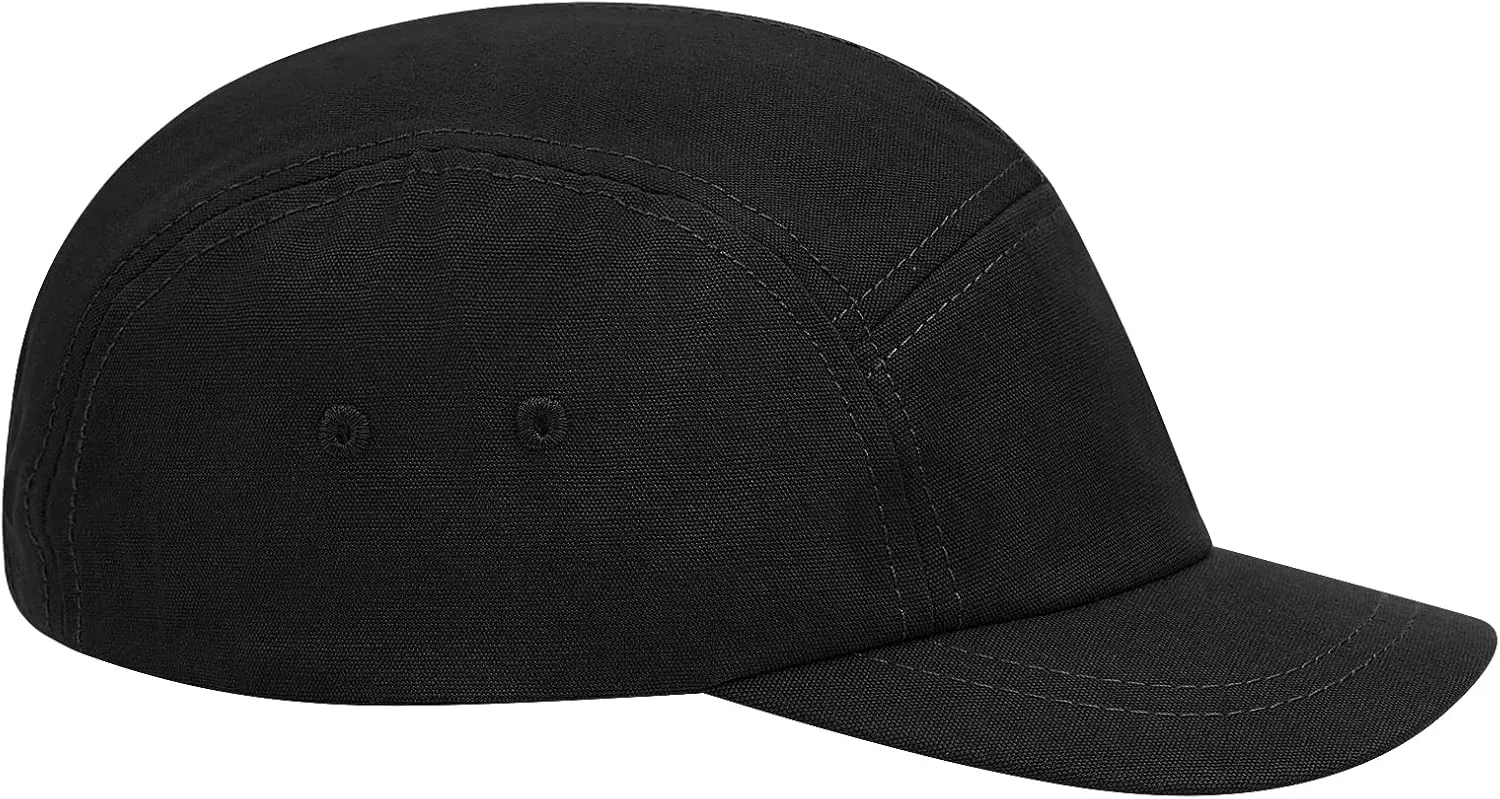 Clakllie Short Brim Baseball Fitted Cap Fashion 5 Panel Camp Caps Low Profile Dad Hat Snapback Hip Hop Cap Trucker Hats