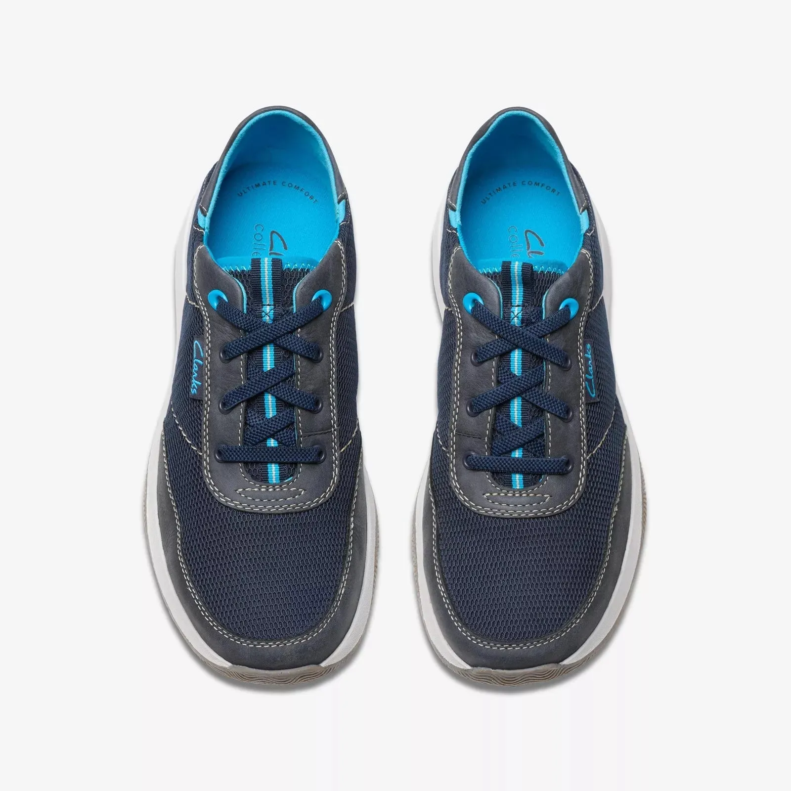Clarks Men's Sailview Sport Navy Combi 26182002