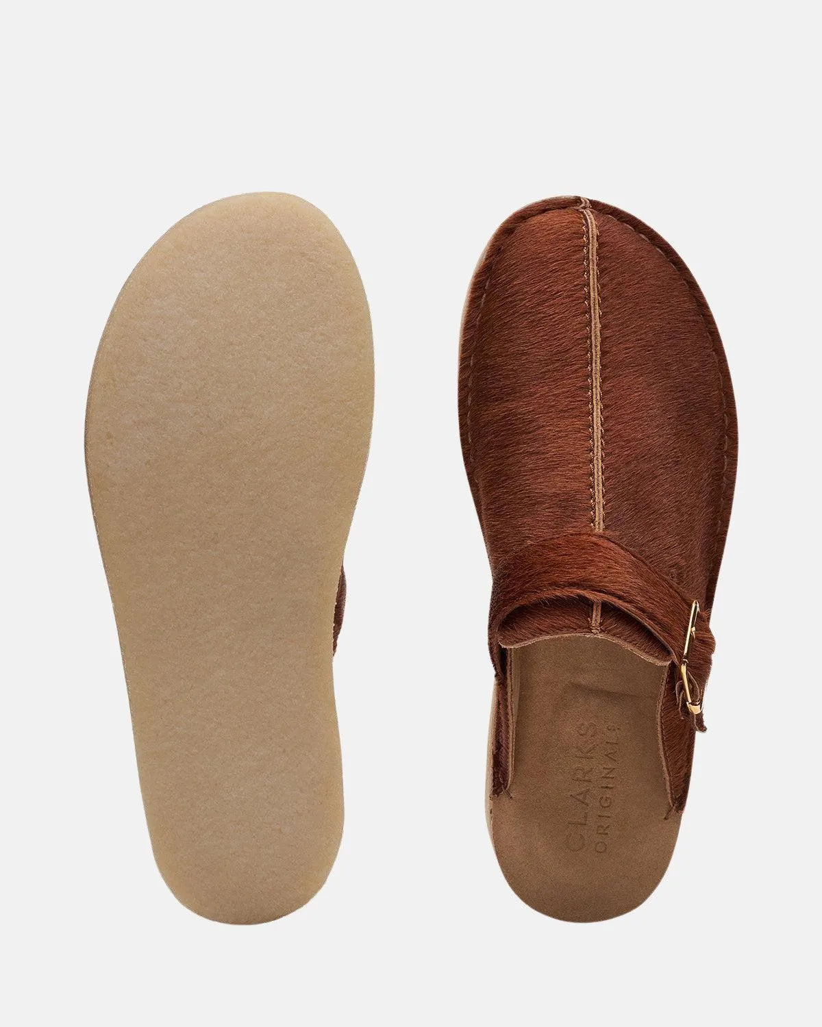 CLARKS ORIGINALS MENS TREK MULES COLA