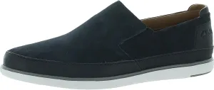 Clarks Unstructured Bratton Step Men's Suede Slip On Shoes Navy Size 7.5