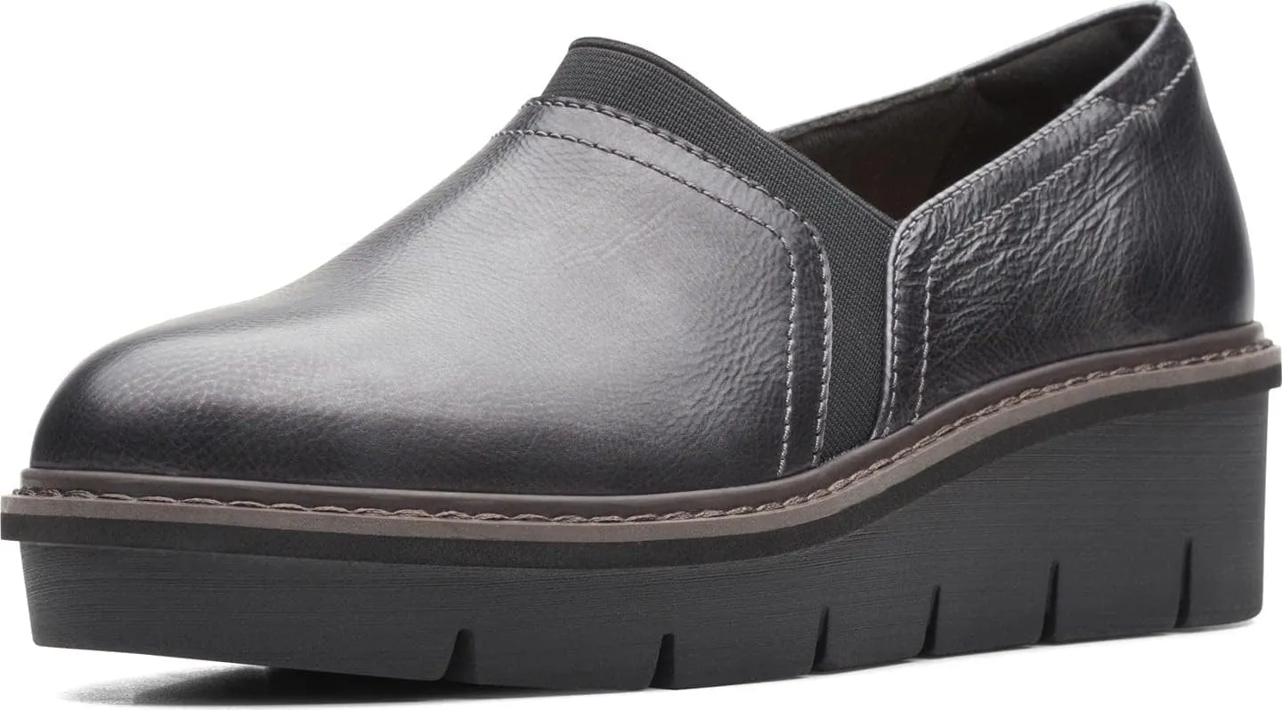 Clarks Women's, Airabell Mid Slip-On Gunmetal