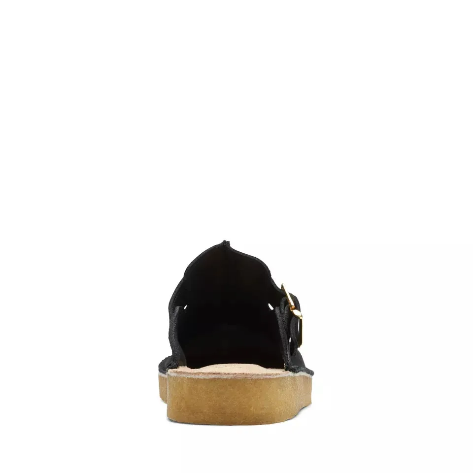 Clarks Women's Trek Mule Black Suede 26173522
