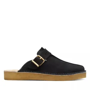 Clarks Women's Trek Mule Black Suede 26173522