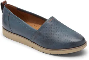 Cobb Hill Laci Slip-On Stone Blue Nubuck 8 B (M)