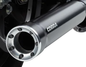 COBRA 3" RPT Mufflers - Black - '04-'13 XL CAT ERROR,FITS 04-13 ONLY 6080RB