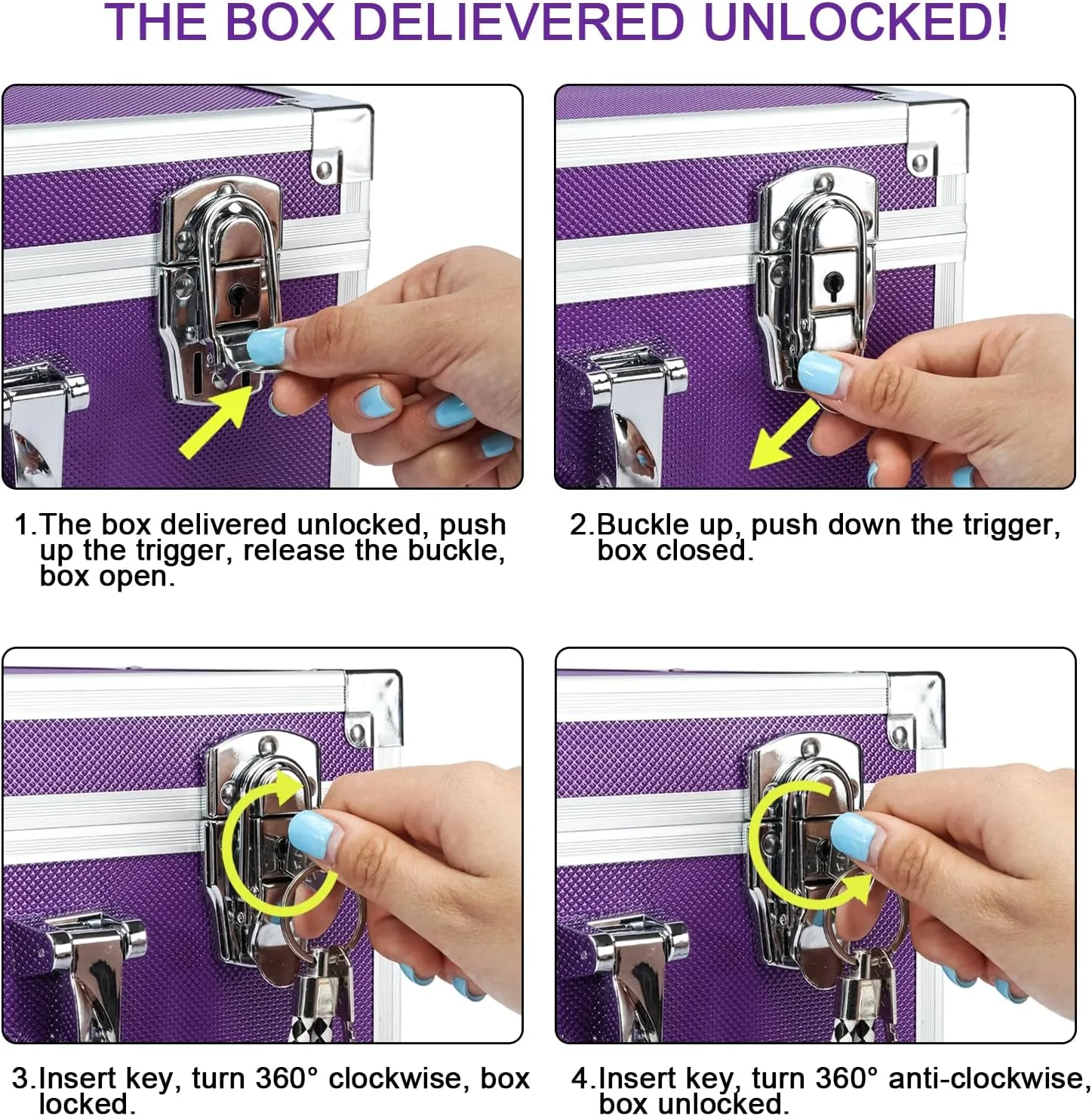 Collectable Trading Card Cases, Toploaders Storage Box, Magnetic Card Storage Hard Cabinet, Graded Card Storage Case, Sports & Trading Collector Storage Box (Purple)