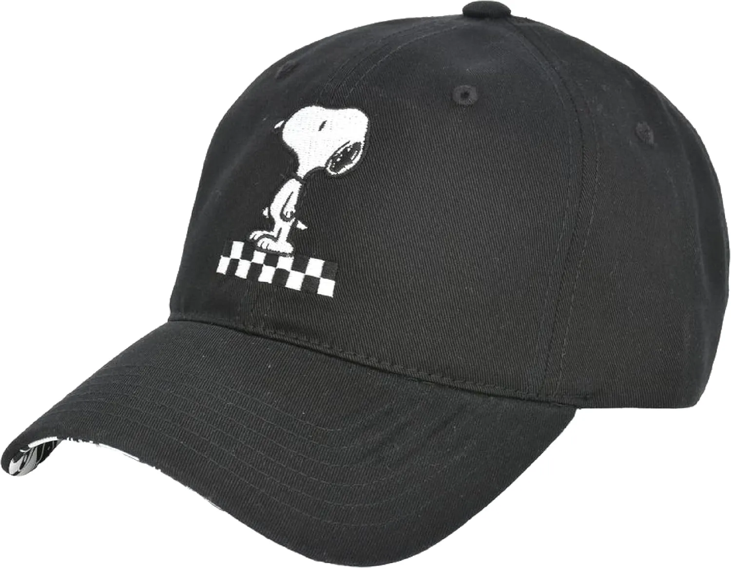 Concept One Peanuts Snoopy Dad Hat, Adult Baseball Cap with Curved Brim