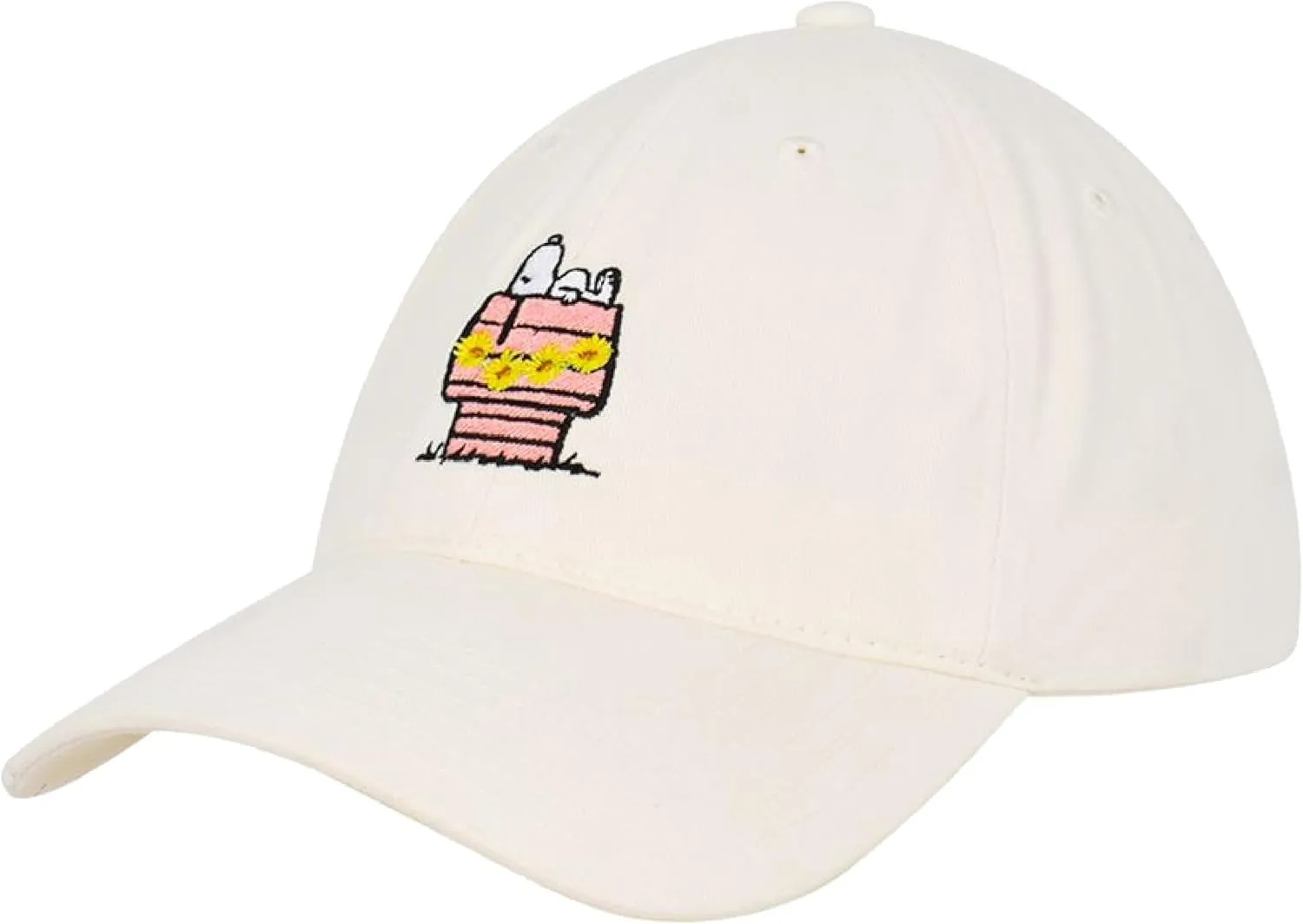 Concept One Peanuts Snoopy Dad Hat, Adult Baseball Cap with Curved Brim
