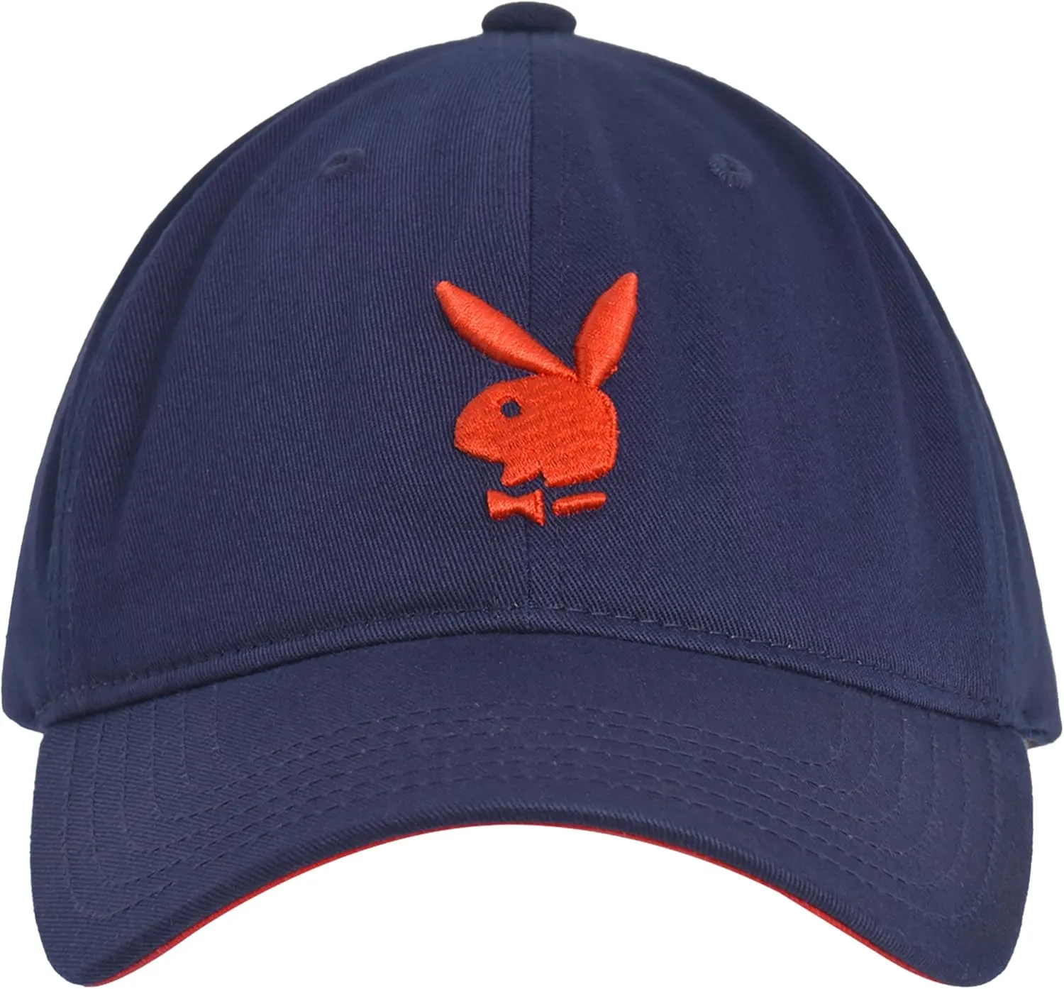 Concept One Playboy Dad Hat, Cotton Twill Adjustable Baseball Cap with Curved Brim
