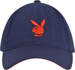 Concept One Playboy Dad Hat, Cotton Twill Adjustable Baseball Cap with Curved Brim