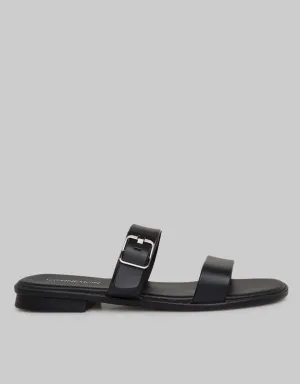 Connexion Slipper Sandals Double Strap Buckle