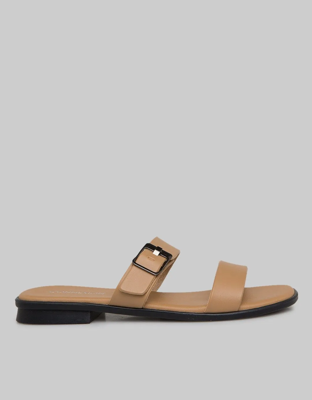 Connexion Slipper Sandals Double Strap Buckle