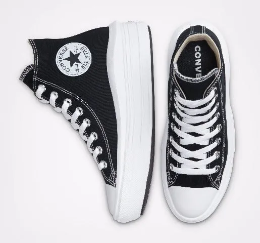 Converse All Star Platform Move Canvas High Top - Black