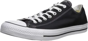 Converse Unisex's Low and Slip-on, Black, 36 EU