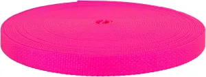 Country Brook Design 5/8 Inch Hot Pink Medium Weight Nylon Webbing Closeout