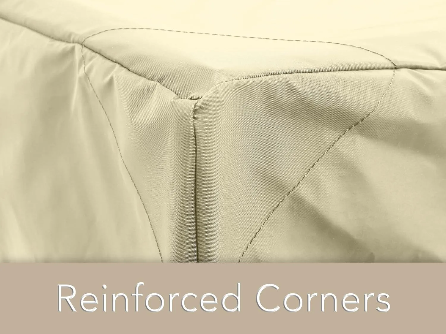 Covermates Ping Pong Table Cover - Indoor/Outdoor Tennis Covers, Heavy Duty Water-Resistant for Flat Prince Table, Elite 300D Polyester, 110W x 60D x 30H, Khaki