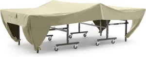 Covermates Ping Pong Table Cover - Indoor/Outdoor Tennis Covers, Heavy Duty Water-Resistant for Flat Prince Table, Elite 300D Polyester, 110W x 60D x 30H, Khaki