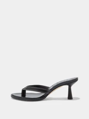 Daphne Leather Toe-Post Sandals
