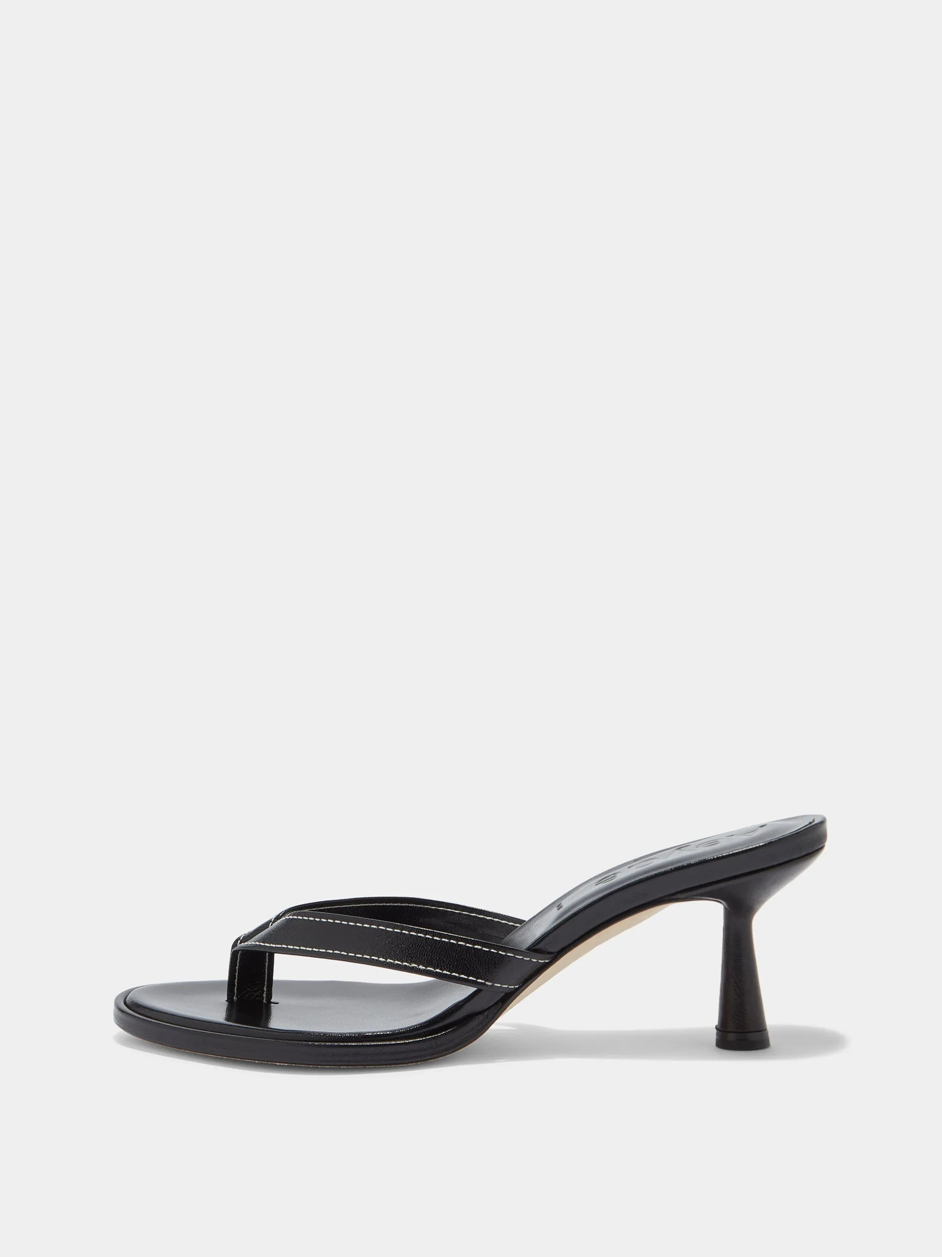 Daphne Leather Toe-Post Sandals