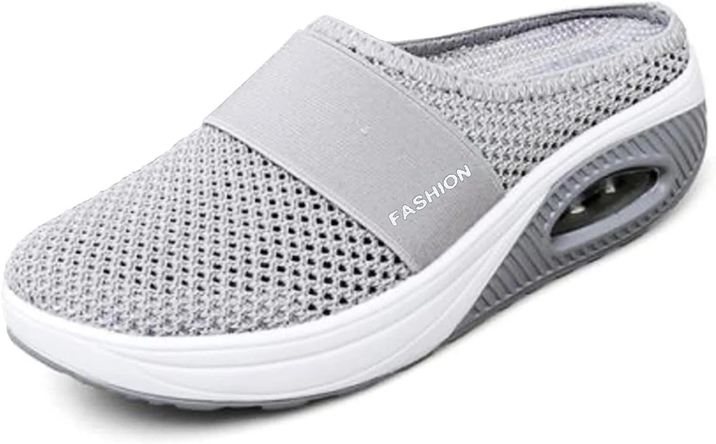 Diabetic Air-Cushion Slip-On Walking Shoes, Orthopedic Diabetic Slippers, with Arch-Support for Women