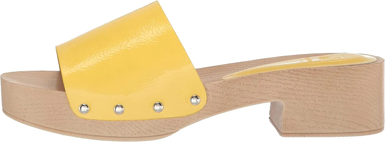 Dirty Laundry Women's Heidii Cloudy Patent Slide Sandal