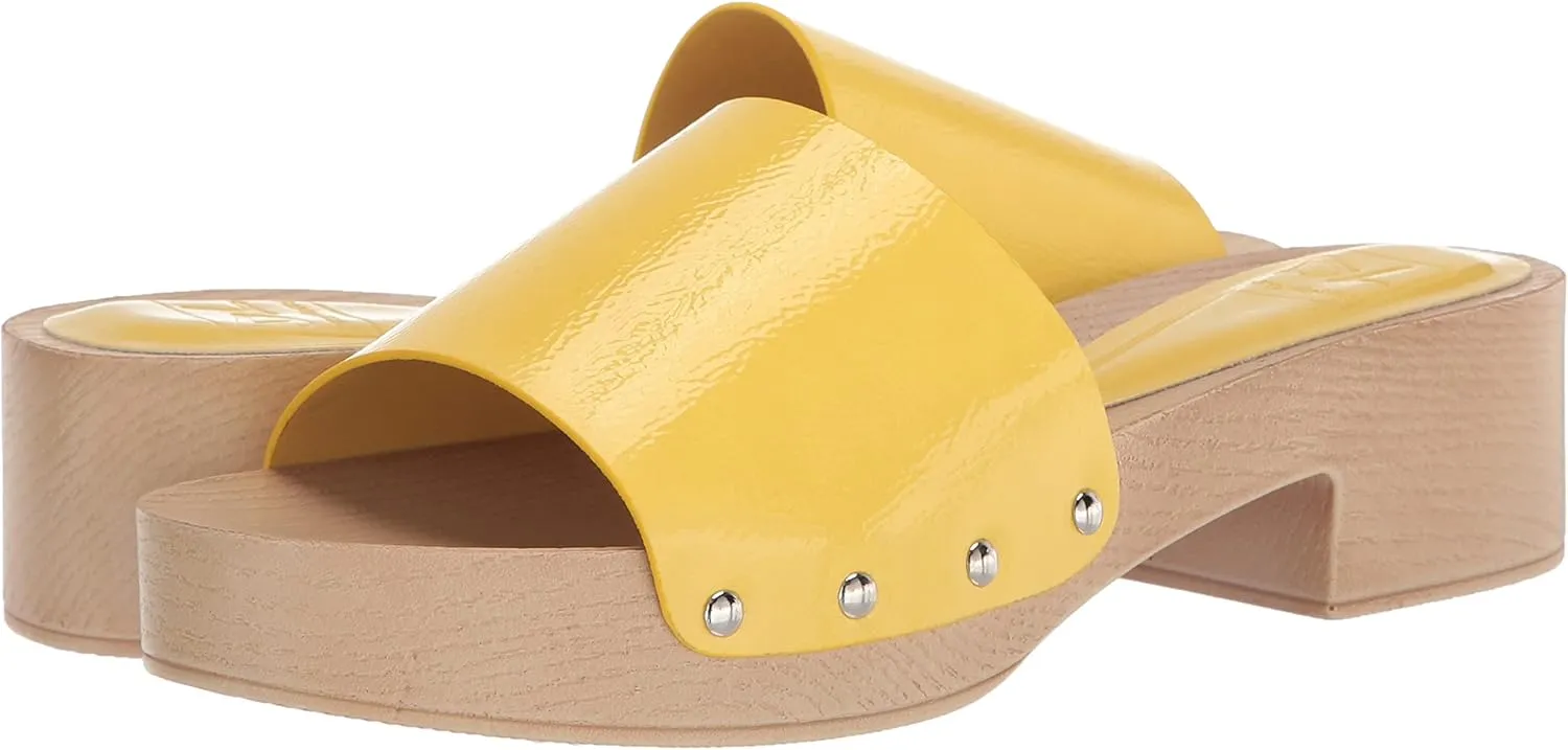 Dirty Laundry Women's Heidii Cloudy Patent Slide Sandal