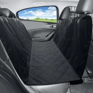 Dog Seat Cover Car ，Seat Cover for Pets 100% Waterproof Pet Seat Cover Hammock 600D ，Heavy Duty Scratch Proof Nonslip Durable Soft Pet Back Seat Covers for Cars Trucks and SUVs