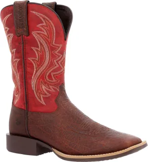 Durango® Shyloh Western Boot, Mahogany And Dynamite Red, Size 8(M)