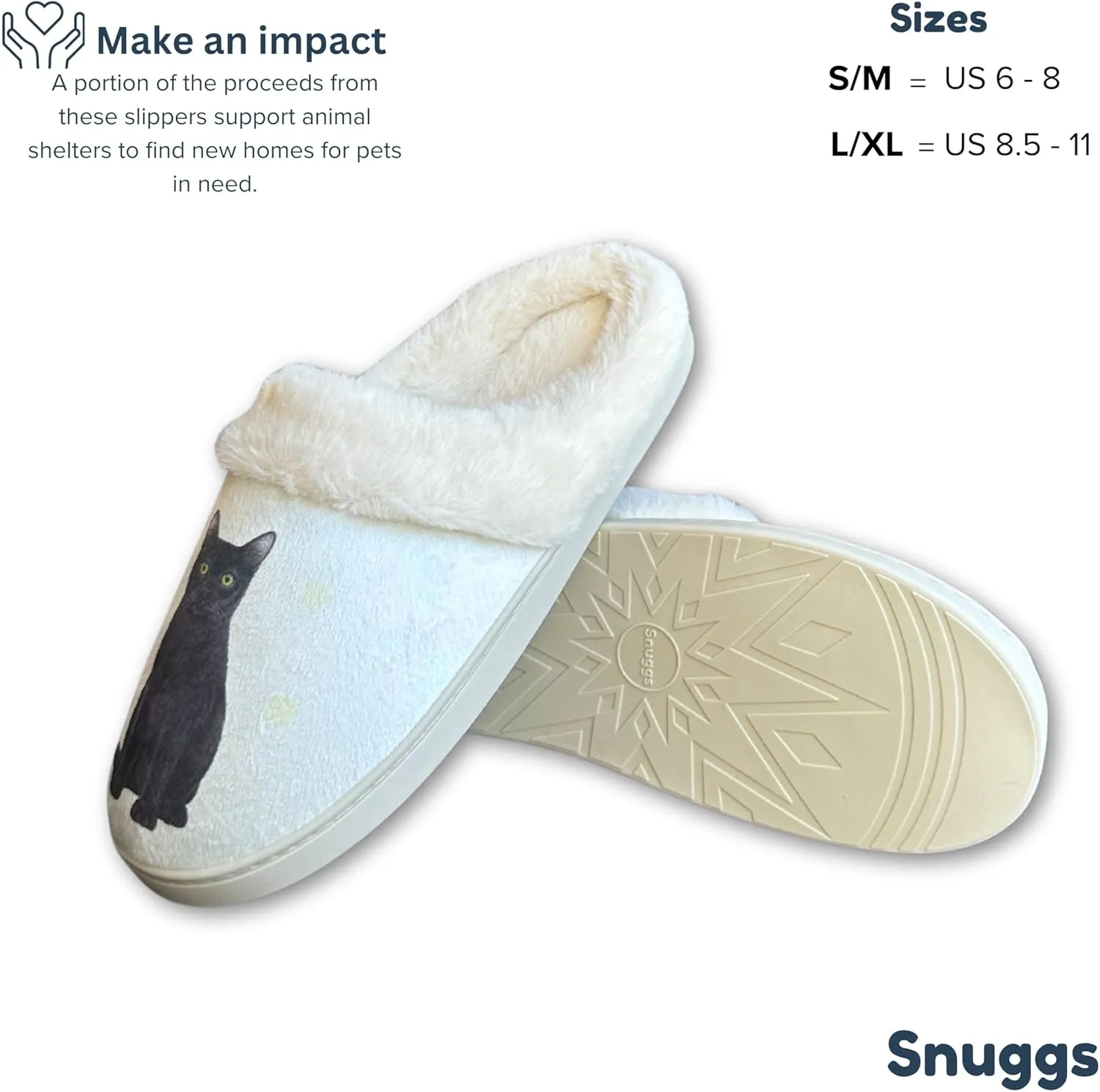E&S Pets Snugg Slippers for Pet Lovers - Memory Foam House Slippers for Women - Plush Faux Fur Lining - Non-Slip Sole - 32 Dog and Cat Breeds
