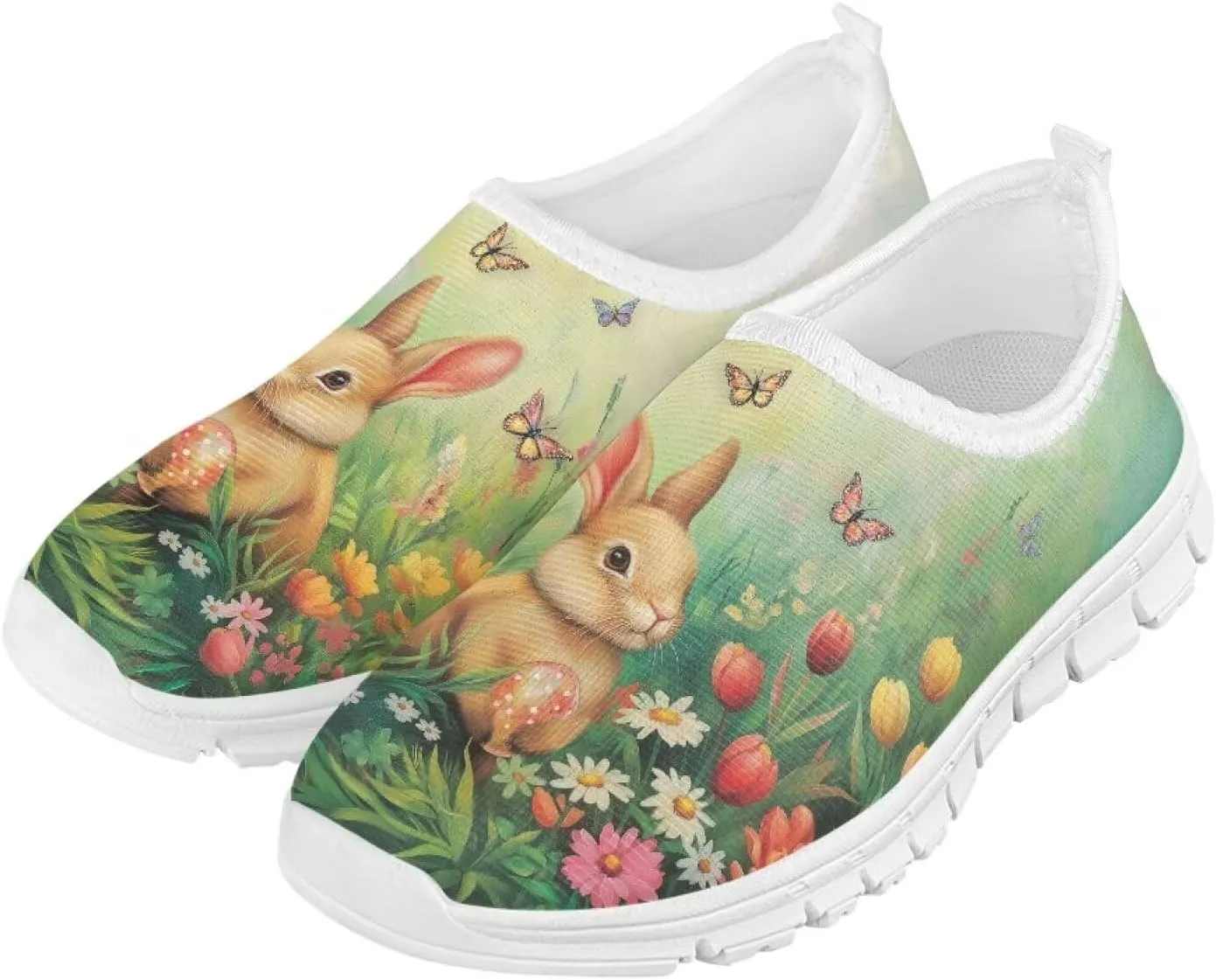 Eater Shoes for Girls Slip On Sneakers Kids Running Shoes Travel Shoes