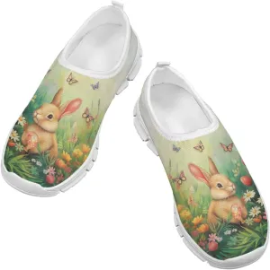 Eater Shoes for Girls Slip On Sneakers Kids Running Shoes Travel Shoes