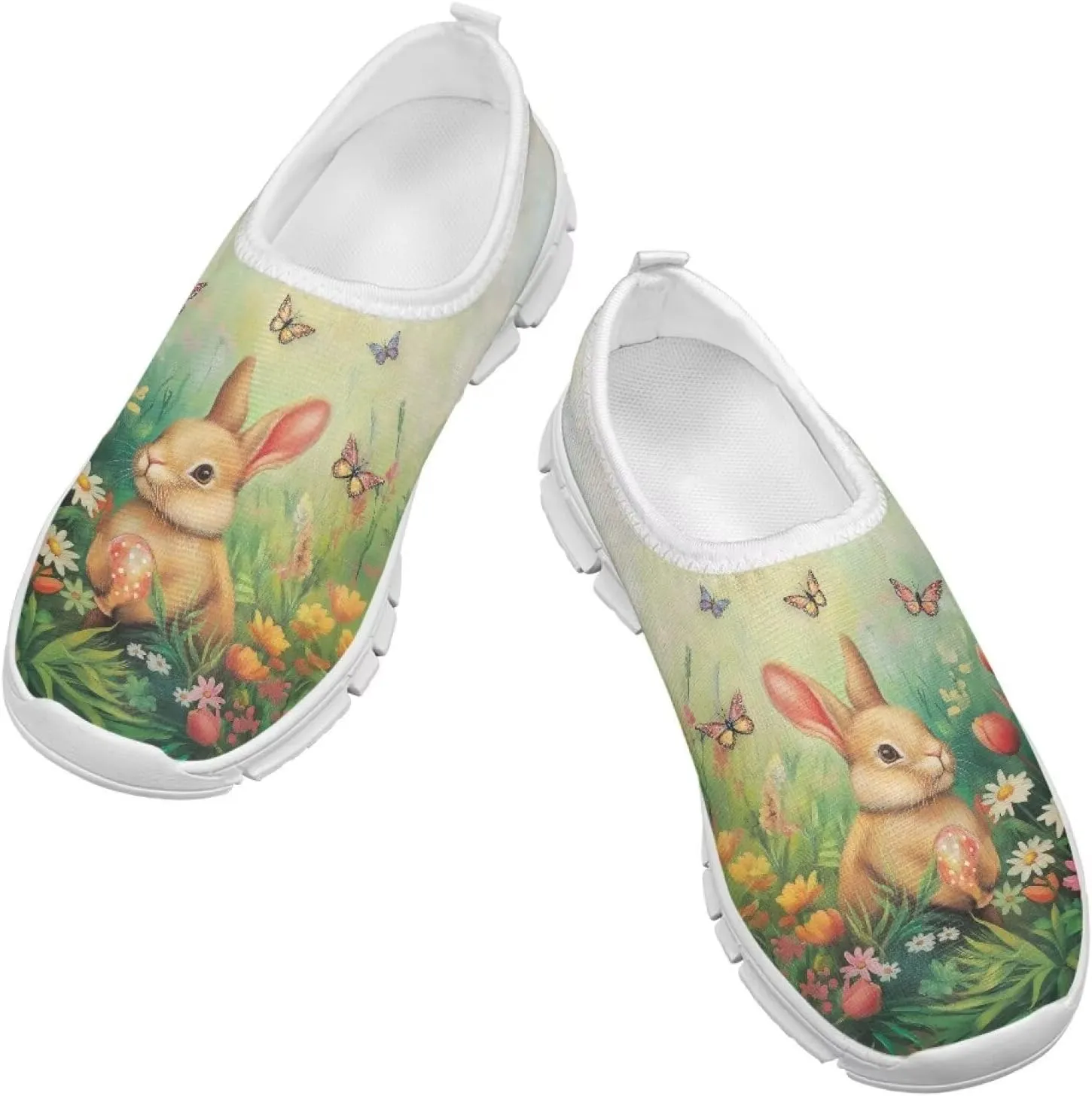 Eater Shoes for Girls Slip On Sneakers Kids Running Shoes Travel Shoes