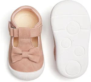 Felix & Flora Soft Sole Baby Dress Shoes - Infant Baby Walking Shoes Moccasinss Rubber Sole Crib Shoes
