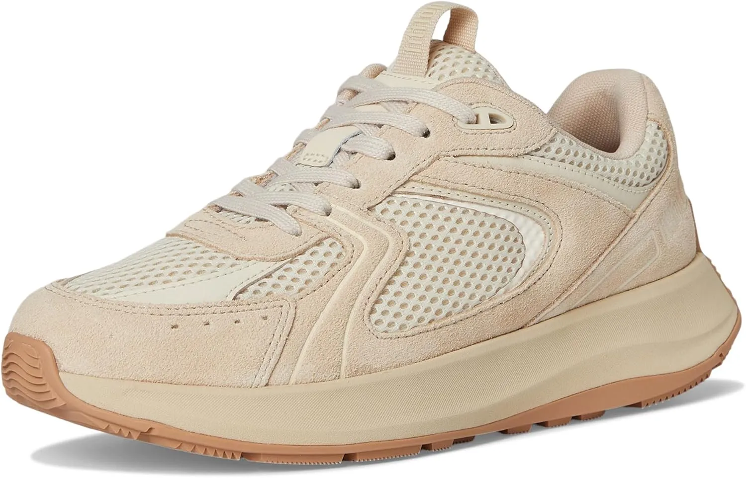 FitFlop Women's F-Mode Flow Suede/Mesh/Leather Flatform Sneakers