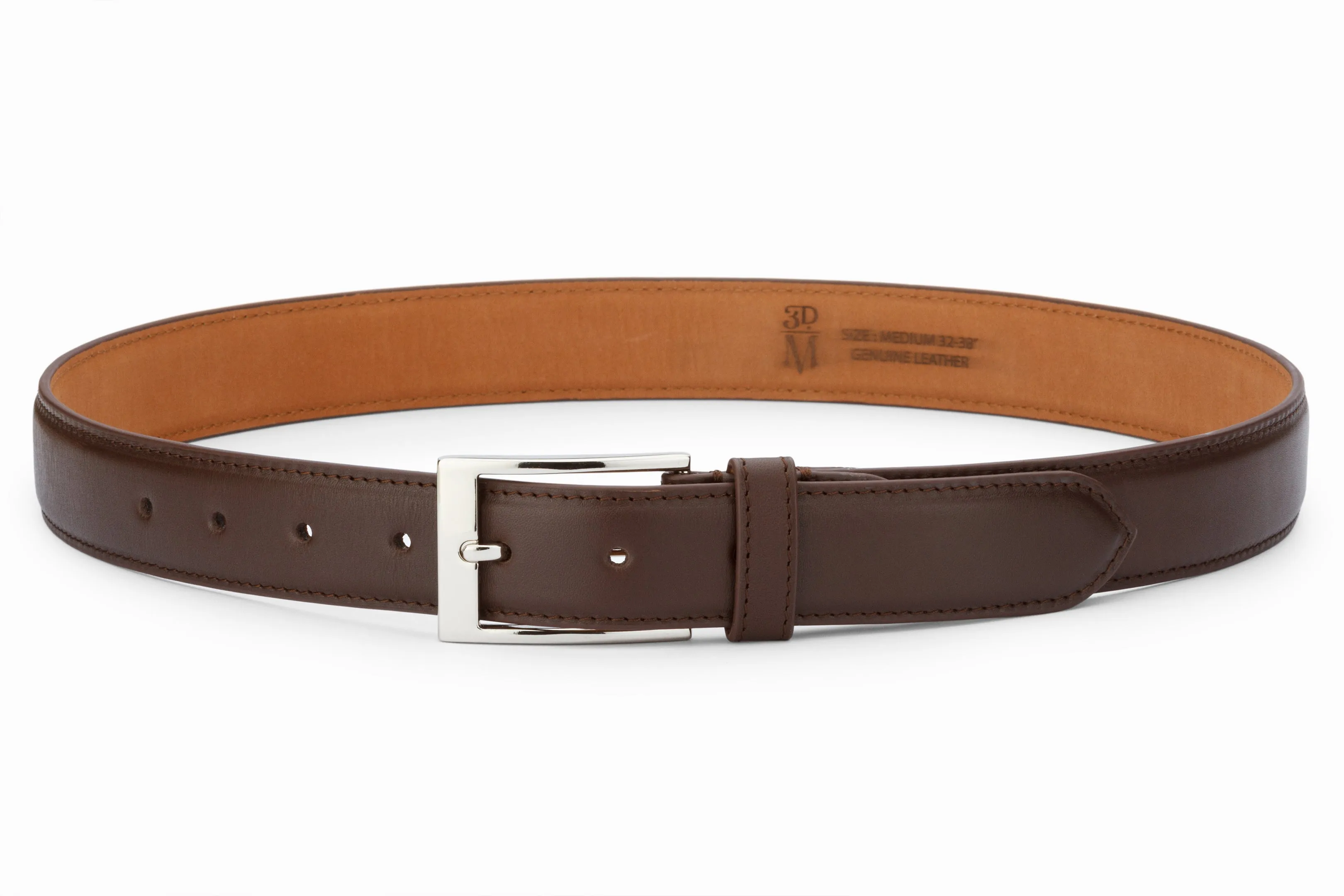 Flat Belt- Dark Brown