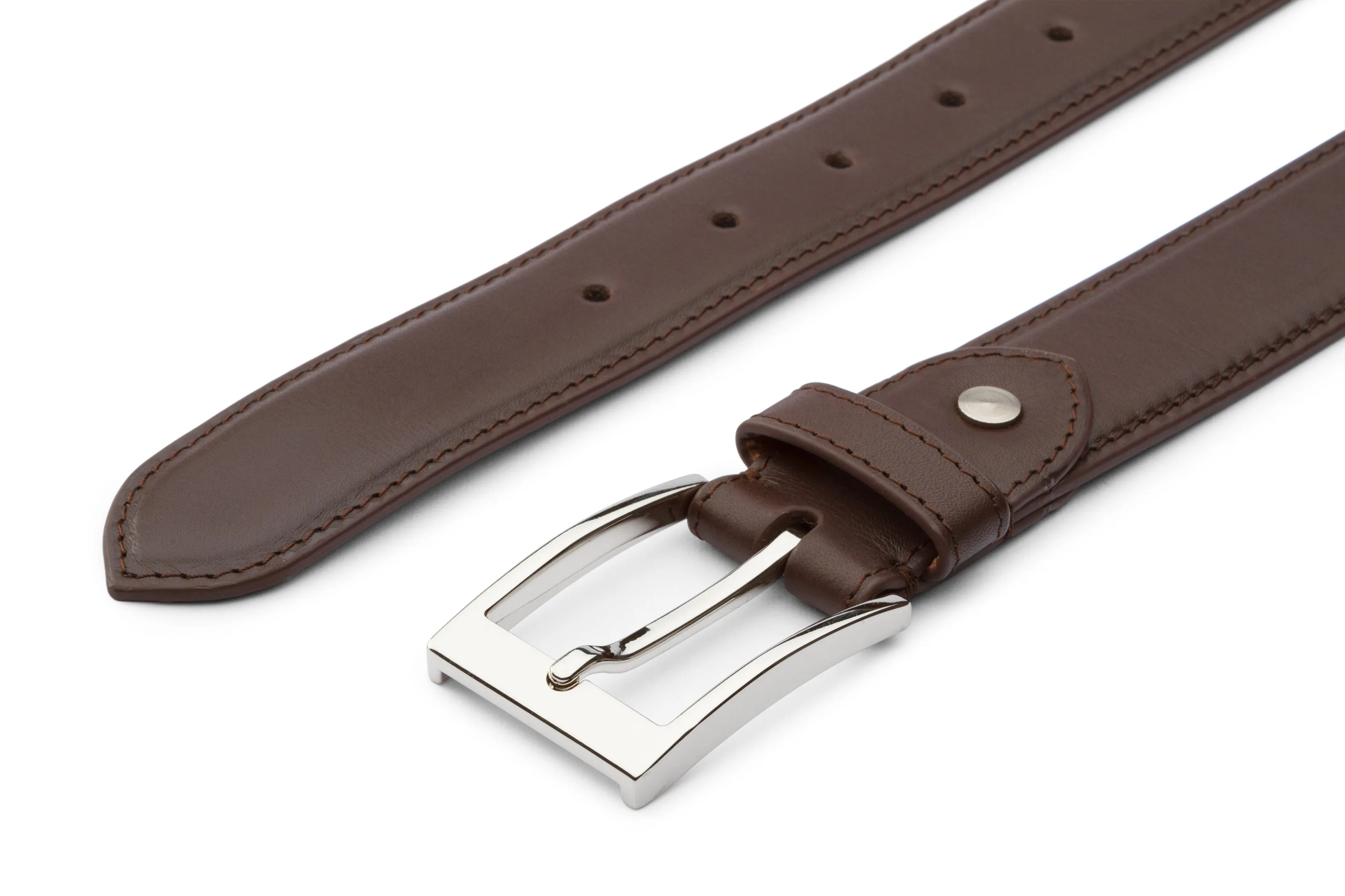 Flat Belt- Dark Brown