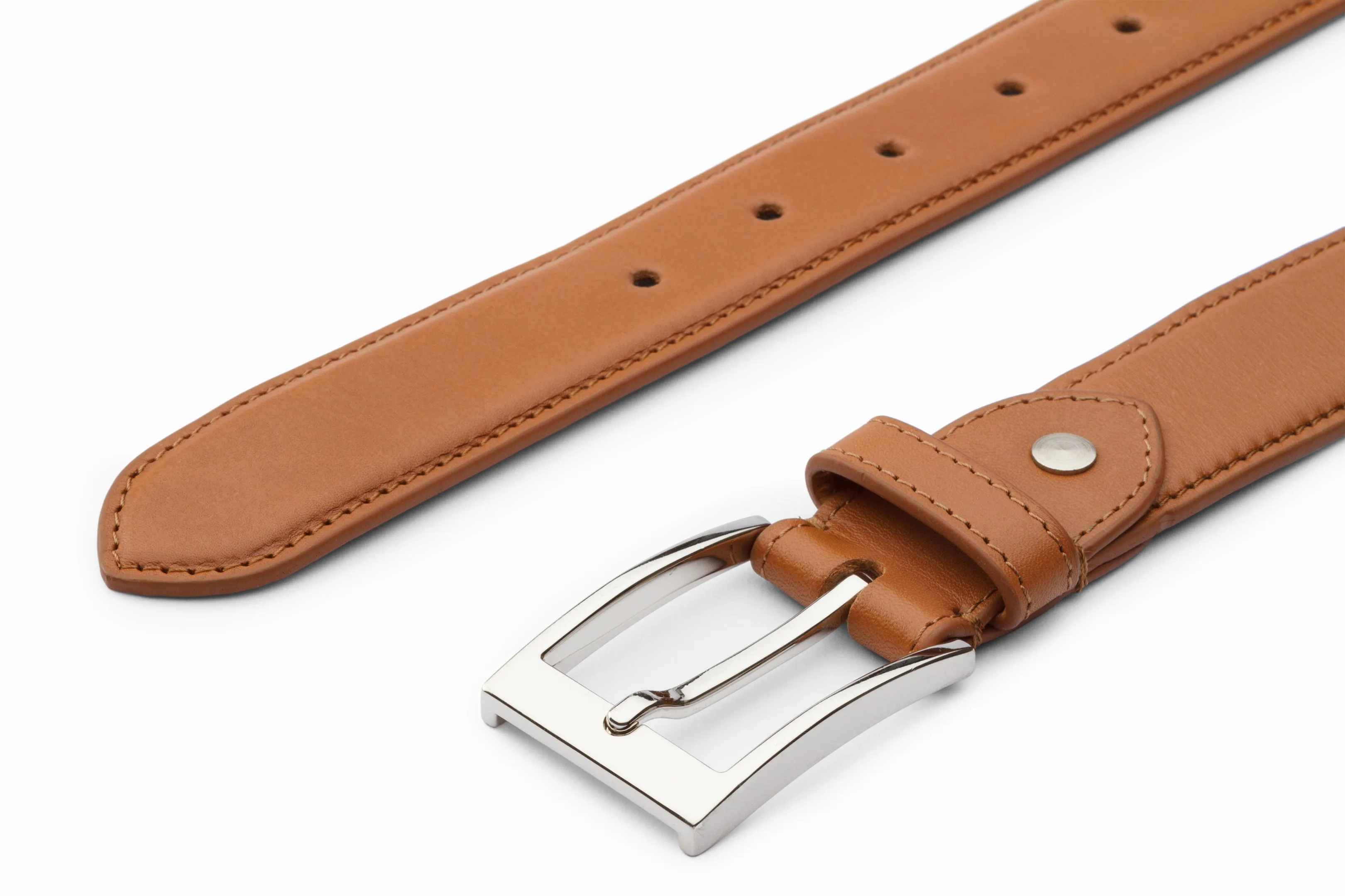 Flat Belt- Tan