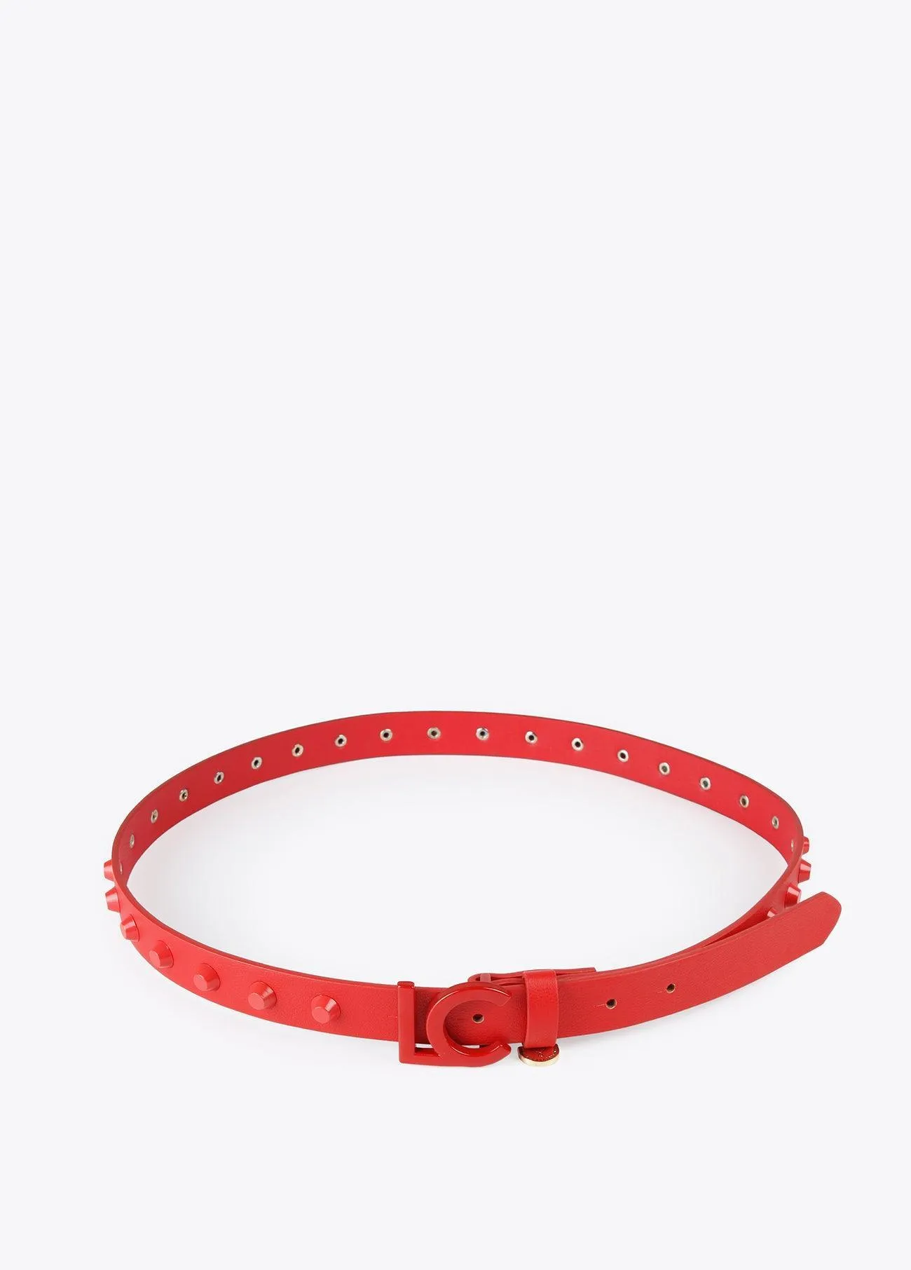 Flat studded belt