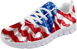 Forchrinse Shining Galaxy Blue Sky Lightweight Running Shoes Non Slip Soft Walking Shoes Casual Athletic Shoes