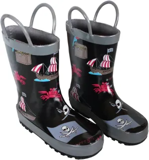 Foxfire for Kids Boys Rubber Rain Boots for Toddles and Children