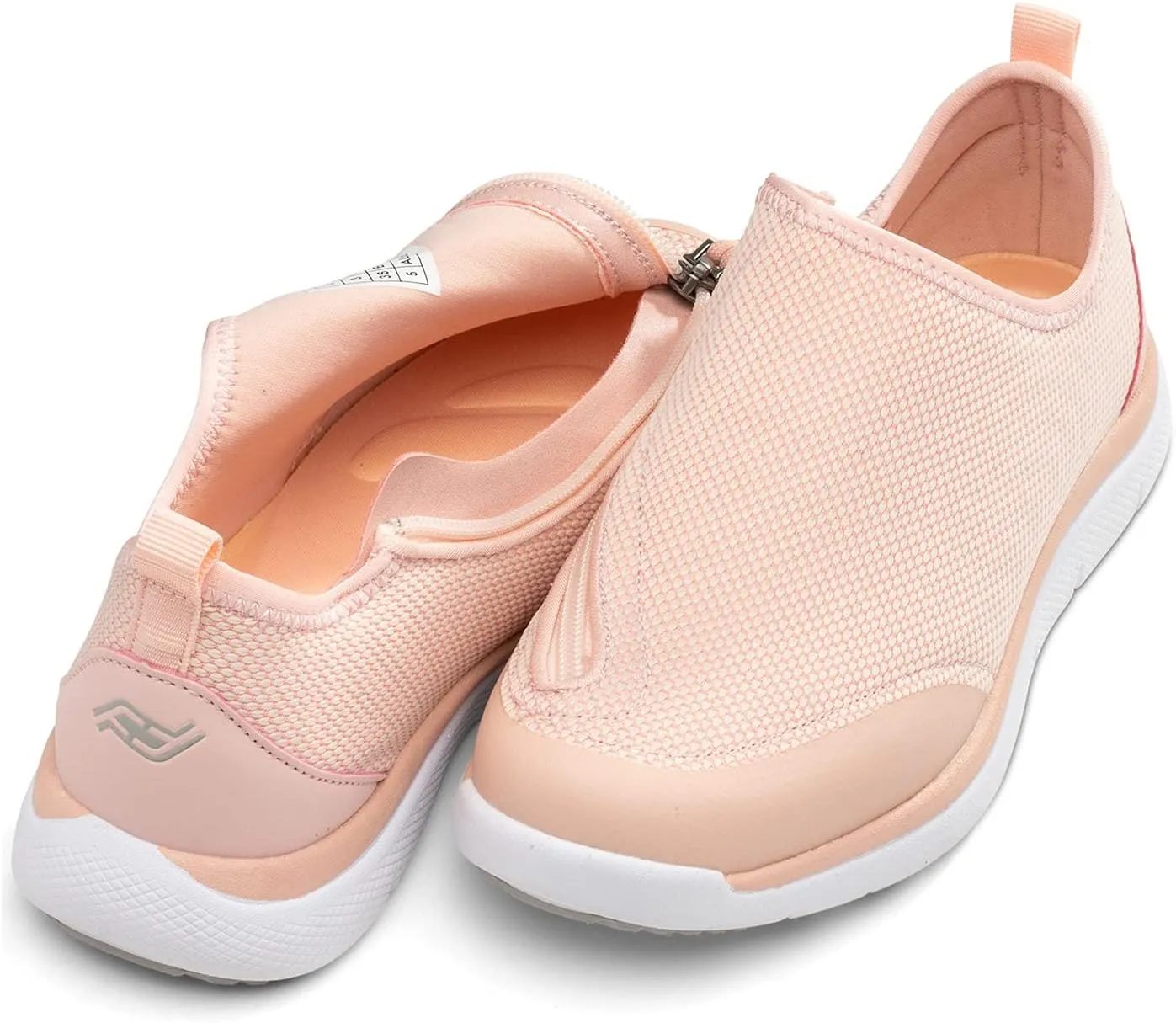 Friendly Shoes Women's Force Adaptive Slip-on Peach - 8 Medium