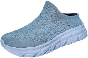 FUNCOS Men's Anti-Slip Garden Clogs - Open Back & Breathable Mesh, Lightweight for Outdoor/Indoor Use