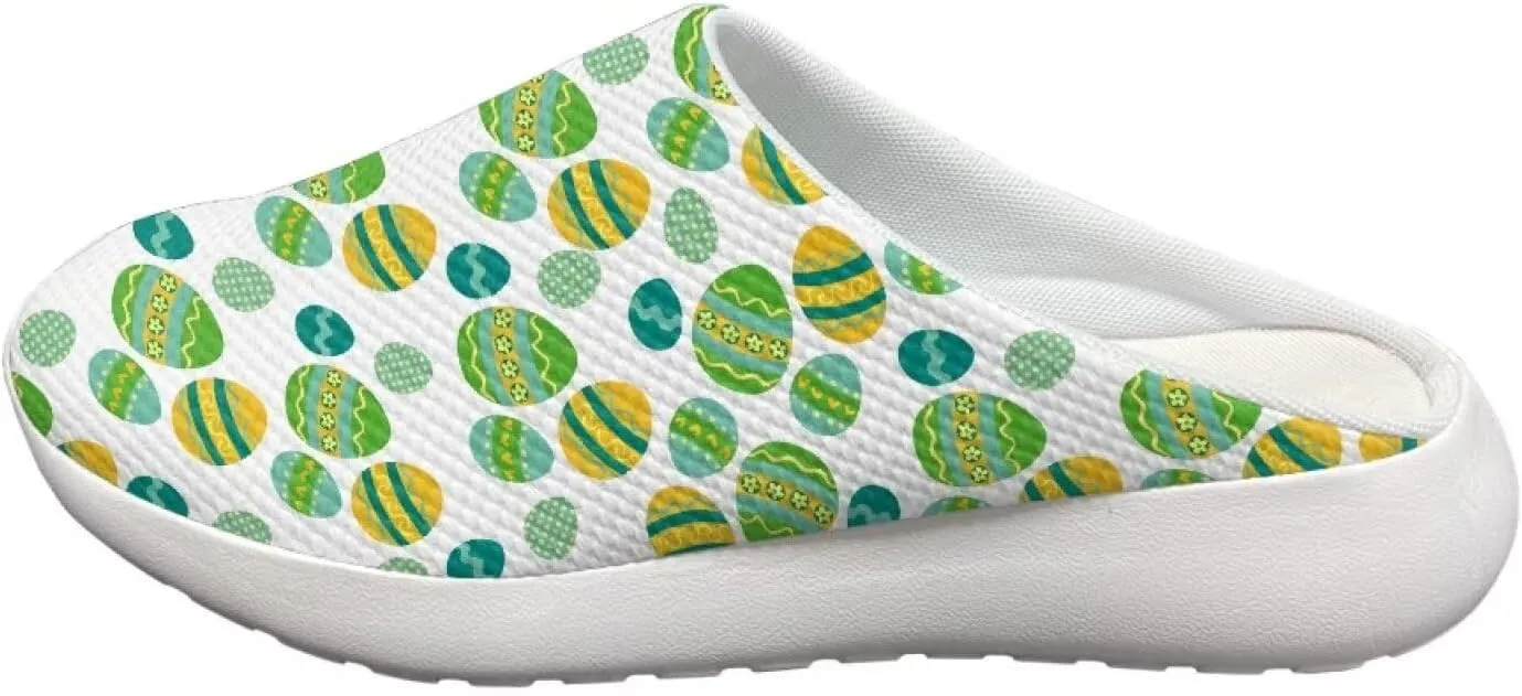 Garden Shoes Womens Slip On Mesh Garden Clogs Rubber Sole Garden Sandals