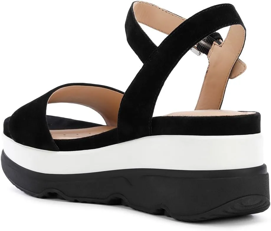 Geox Women's D Gardenia C Platform Sandal