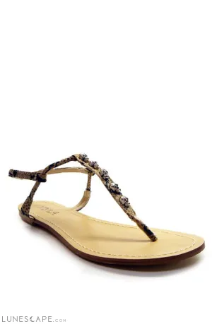GHOSTRIDER Flat Slingback Thong Sandal
